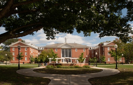 Landscape picture of Fell Hall, the School of Communication building