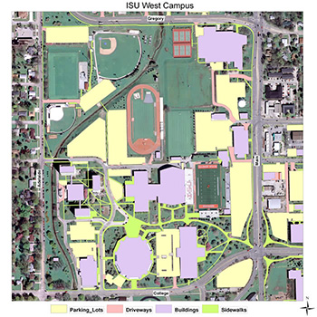 ISU West Campus Overhead Shot